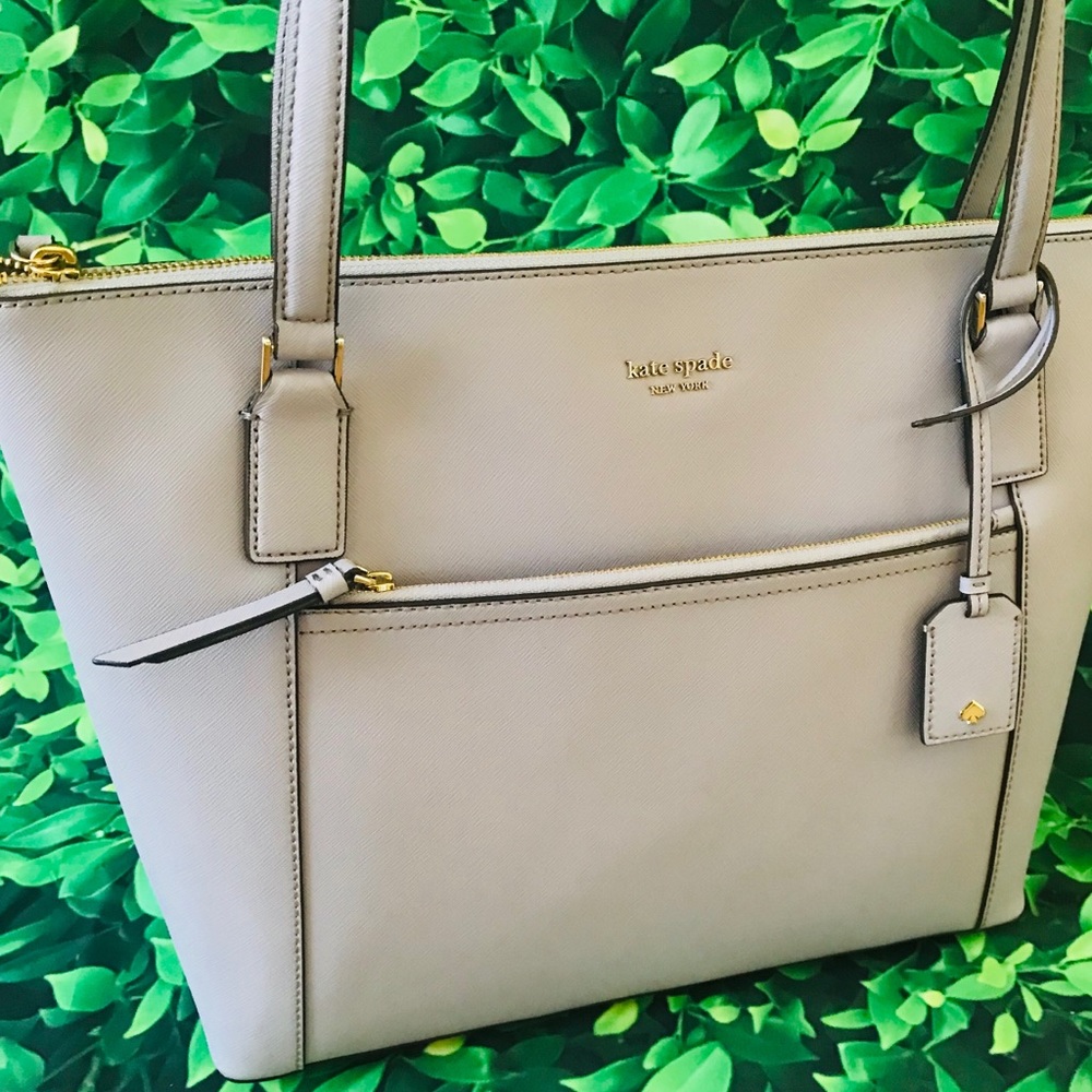 Kate Spade Cameron Large Pocket Tote Icy Lavender - Picture 2 of 8